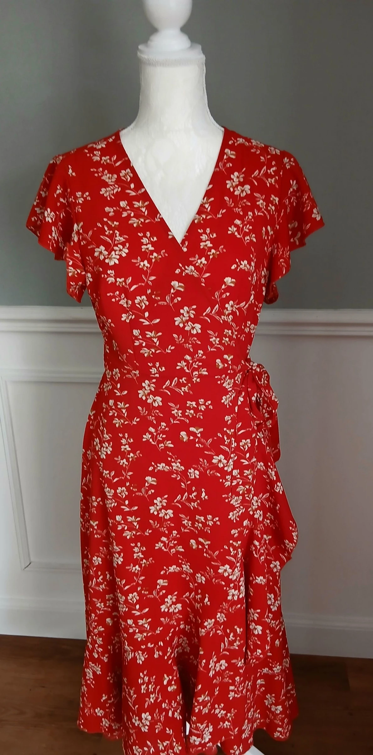 Robe col en V 